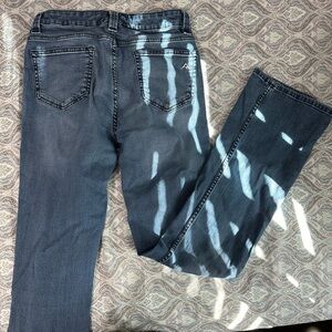 Size 8 Ridge cut mid rise boot cut jeans -women